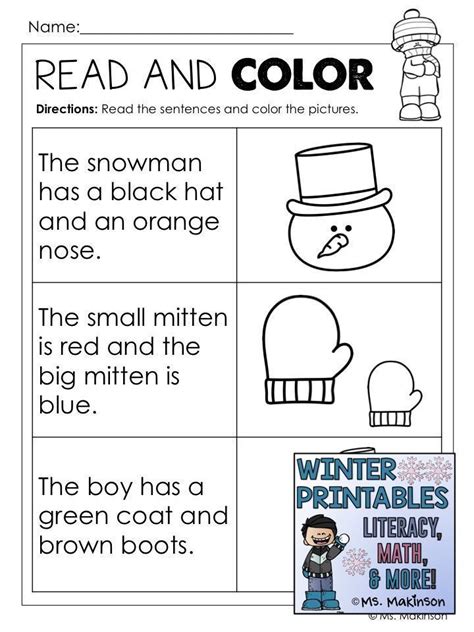 Wintertime Reading Comprehension