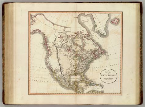 A New Map Of North America From The Latest Authorities By John Cary