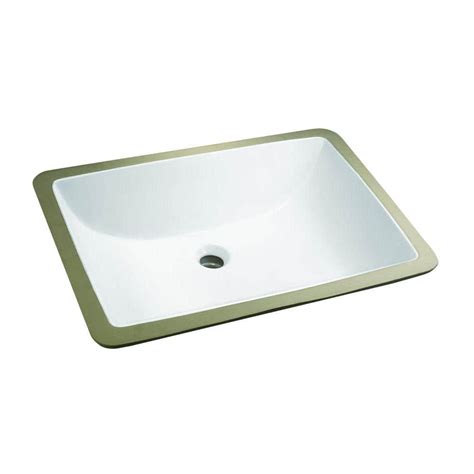 Reviews For Glacier Bay 22 In Undermount Rectangular Vitreous China