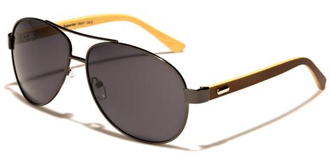 Superior Aviator Wood Wholesale Sunglasses Sup88001