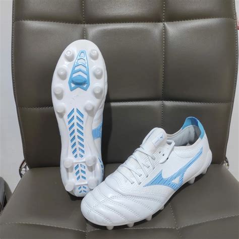 Jual Sepatu Bola Mizuno Morelia Neo 3 BETA White Blue FG Soccer