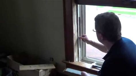 How To Replace Window Sash Cords Sash Weight To Cord Youtube