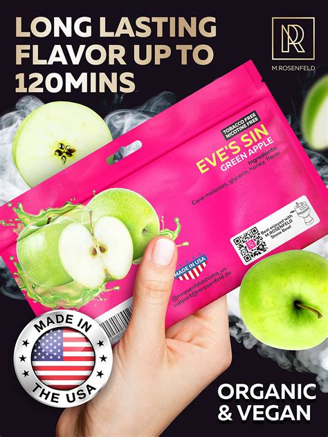 Buy Flavor Green Apple Al Eve S Sin 3 5 Ounce 100 Gram Shisha Free Molasses And Free Shisha