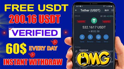 Free Usdt Instant Withdraw Usd Mining Site Today Earn Usdt Usd