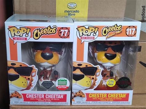 Funko Cheetos Chester Cheetah Diamond Glow Rewind Pop Meses