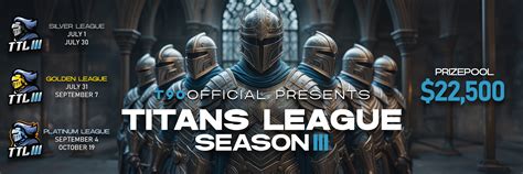 T Titans League Season Gold Platinum Aoezone The