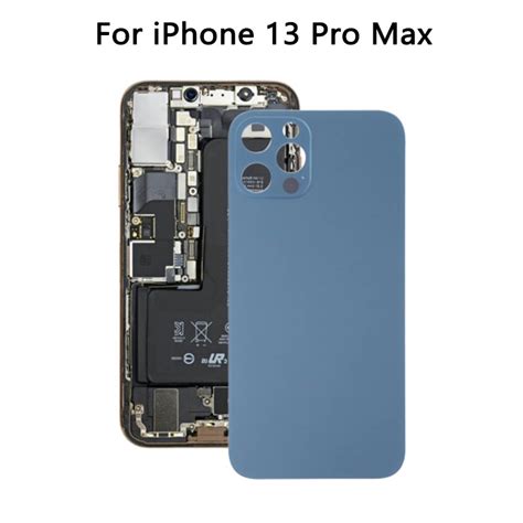 Back Glass Cover With Big Camera Hole Replacement For Apple Iphone