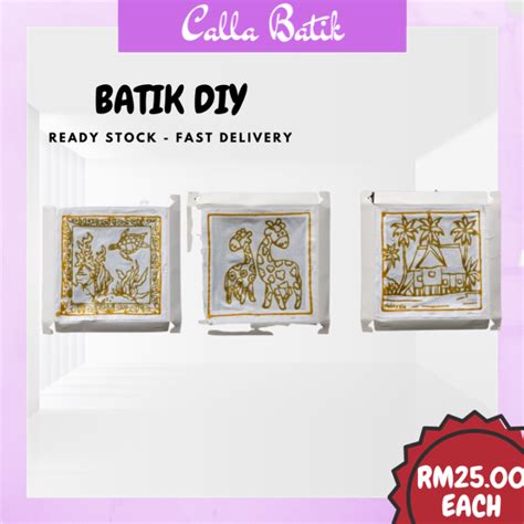 Ready Stock Batik Painting Set Set Warna Batik Door T Birthday