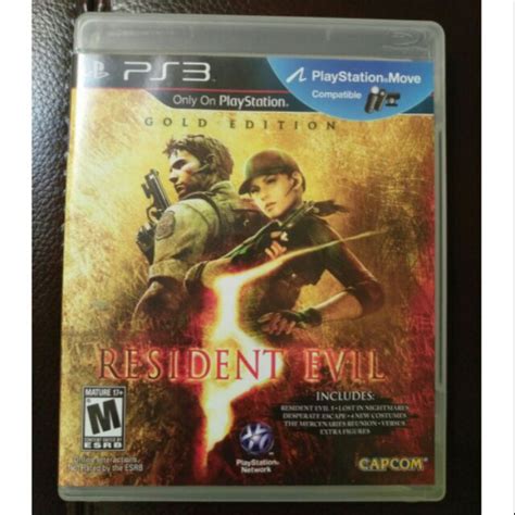 Ps3 惡靈古堡 5 惡靈古堡5 黃金版 英文版 Resident Evil Gold Edition 光碟無刮 蝦皮購物