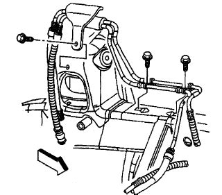 2004 Chevy Trailblazer Power Steering Lines Diagram