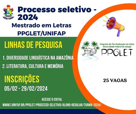 Processo Seletivo Turma Ppglet