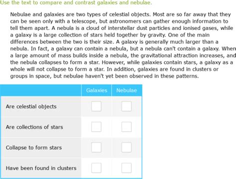 Ixl Compare And Contrast In Informational Texts Secondary English