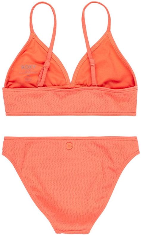 Roxy Lagos Rg Tri Tank Bikini Oranje Years Meisjes Bol