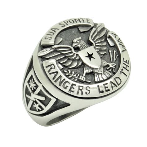 Handcrafted Sterling Silver Custom Made Army Rangers Th Ranger