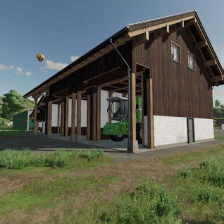 Alpine Farm Garage V1 0 FS25 FS22 Mod