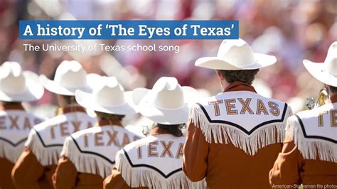 A history of "The Eyes of Texas," UT's controversial school song