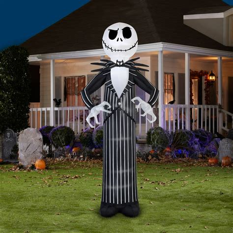 Jack Skellington Giant Airblown Halloween Decoration - Walmart.com - Walmart.com