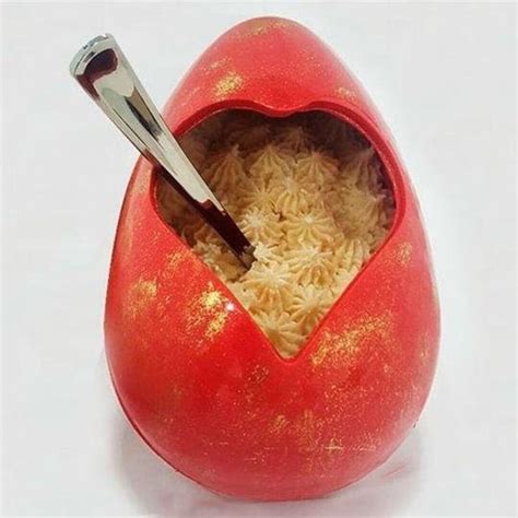 Large Open Heart Hollow Egg 500g Bwb 9584 3 Part Chocolate Etsy