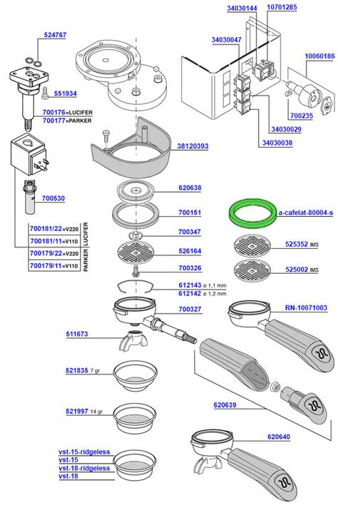 Silvia Group Head Rancilio Coffee Parts