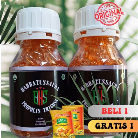 Jual Habbatus Sauda Extra Propolis Trigona Kapsul Original