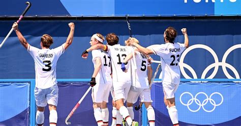 Tokio Deutsche Hockey M Nner St Rmen Ins Halbfinale Sieg Gegen