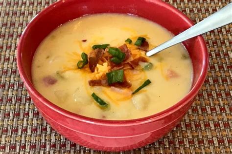 Cheesy Potato And Ham Soup A Great Recipe For Leftover Ham