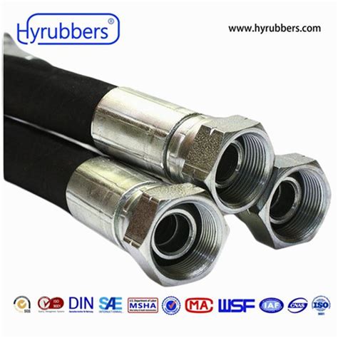 Flexible Steel Wire Braid Hydraulic Hose Assembly China Hydraulic