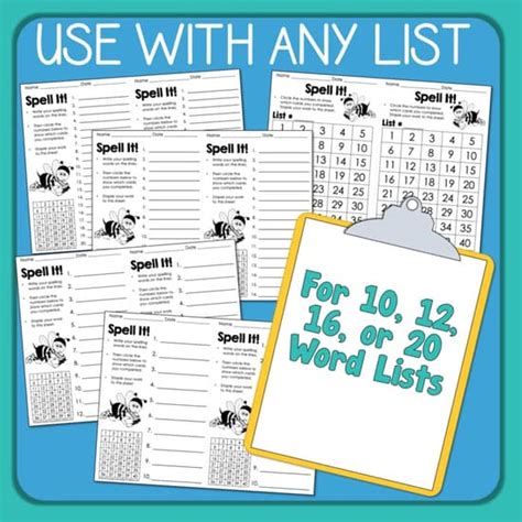 Spelling Activities Task Cards 40 Activity Cards For Any List With