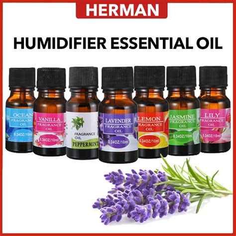 Essential Oil Aroma Water Soluble Natural 10ml For Air Humidifier