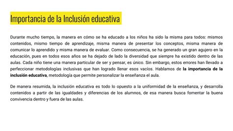 Educaci N Inclusiva Pptx