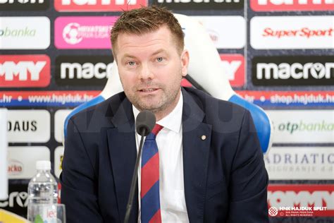 Jens Gustafsson Is The New Coach Of Hnk Hajduk Hnk Hajduk Split