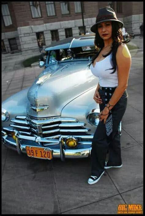 Cholitas … | Cholo style, Low rider girls, Lowriders