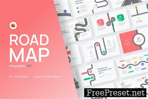 Roadmap Infographic PowerPoint Template HGQDYGK