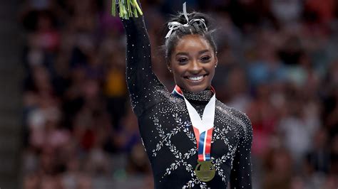 Simone Biles Makes Us Gymnastics History By Winning Record Th All