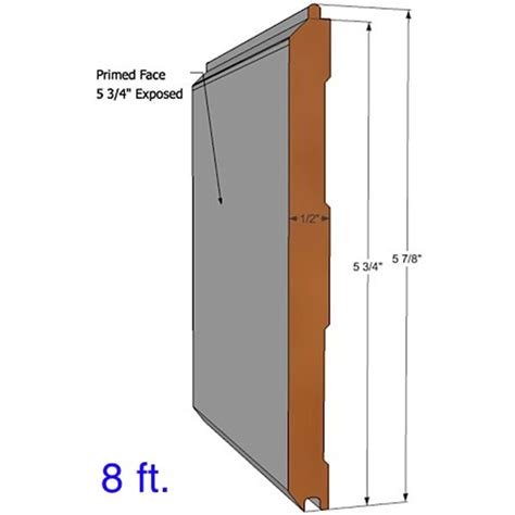 Elite Trimworks Corp 6 VG TG 8 6 Inch V Groove Plank MDF Tongue