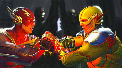 Injustice The Flash Vs Reverse Flash All Intro Dialogue Super