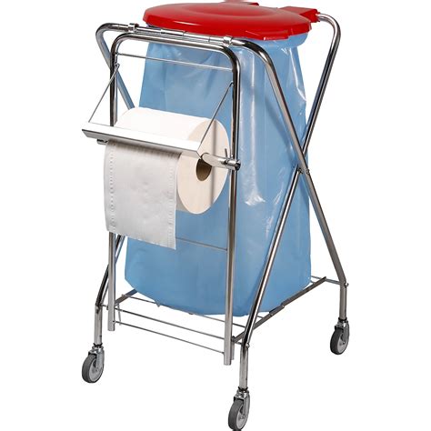 Support sur pieds hygiénique pour sac poubelle pour capacité 120 l