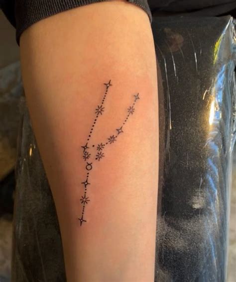 Taurus Star Constellation Tattoo