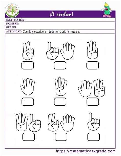 Ejercicios Cuenta Y Escribe La Cantidad