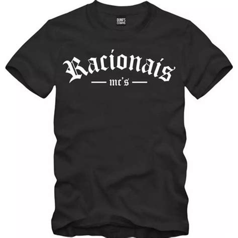 Camiseta Racionais Camisa Unissex Mc S Mano Brown Rap Gbj Modas