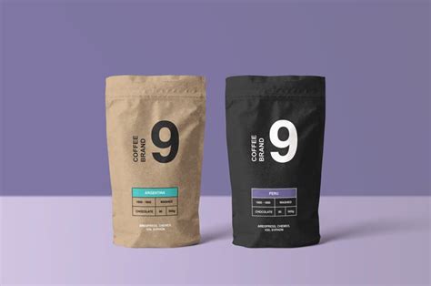 Best Coffee Package Mockup Templates Graphic Design Resources