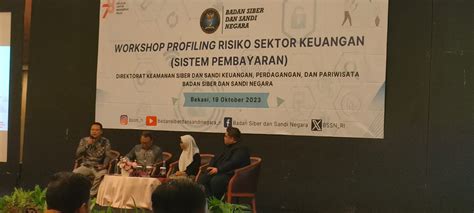 Workshop Profiling Risiko Sektor Keuangan Penyelenggara Jasa Sistem