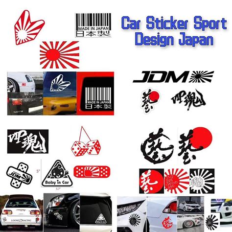 1pc Car Sticker Motorcycle J S Racing Japan Sticker Car Sticker Kereta