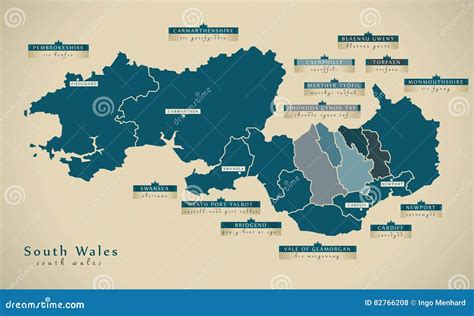 Map Of New South Wales Vector Illustration | CartoonDealer.com #101758436