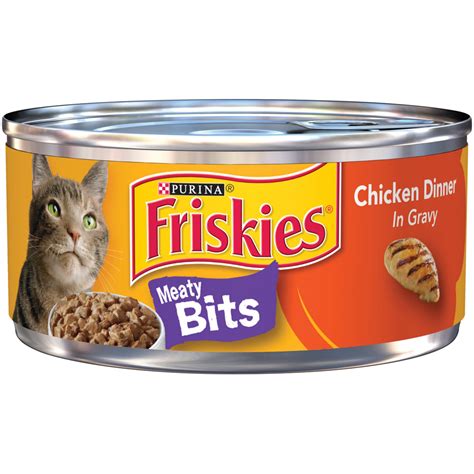 Friskies Meaty Bits Chicken Dinner In Gravy Cat Food Petco