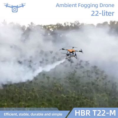 High Yield Drone Fumigation Crop Sprayer 22L 4 Axis Agricultural Drone