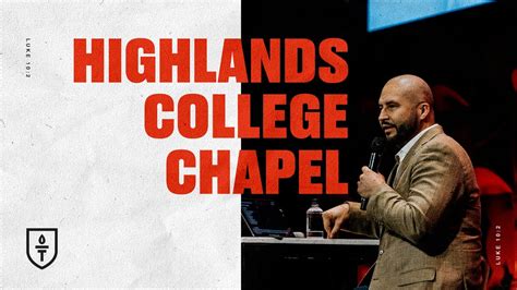 Pastor Mike Signorelli Highlands College Chapel YouTube