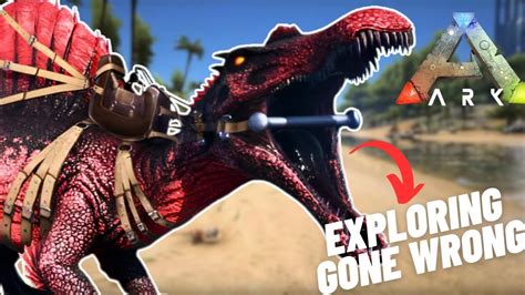 Exploring North Zone With My Spino Ark Survival Evolved Youtube