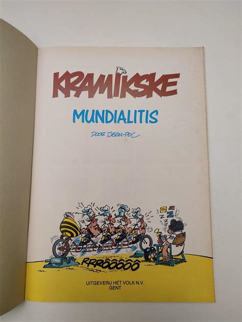 Kramikske 2 Mundialitis 1e Druk Softcover 1986 Mijn Bobbedoes