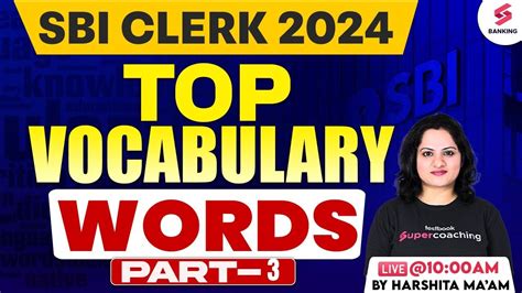 Top Important Vocabulary PYQs Part 3 SBI Clerk English Preparation